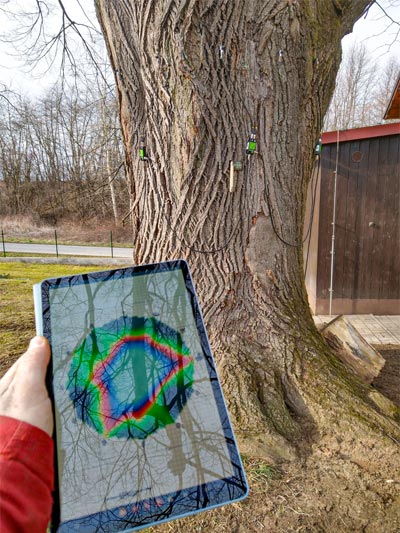 Ilustrační Ilustrační obrázek akustické termografie